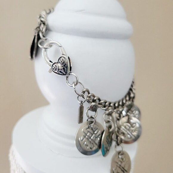 3 Pc Vintage Estate Belly Dancer Coin Chain Upcycled Necklace Bracelet, Earrings - Picture 16 of 16